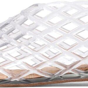 Jelly Mesh Ballet Flats Comfortable Clear Jelly Shoes Closed Toe Women's Size 9